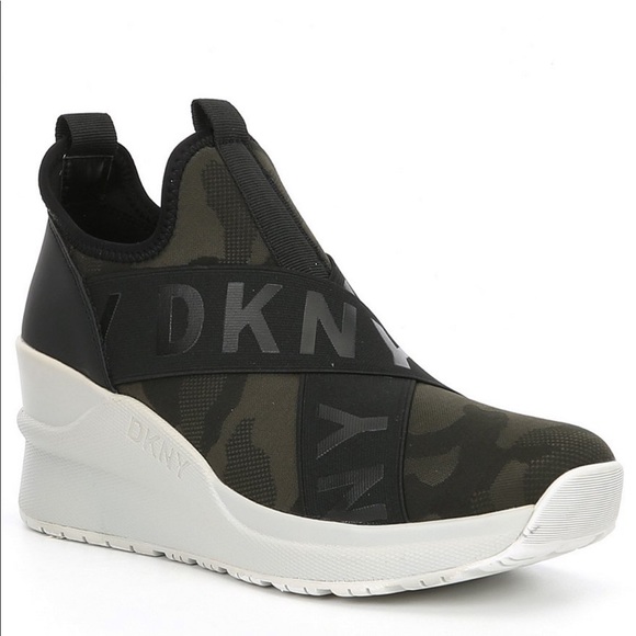 dkny cami wedge sneaker